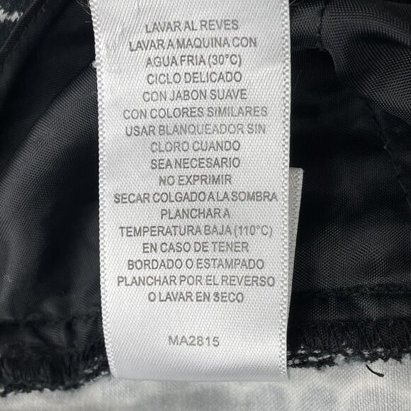 LAUNDRY Shelli Segal Bermuda Shorts Women's Size 8 Black / White Circles Stretch - Picture 8 of 16